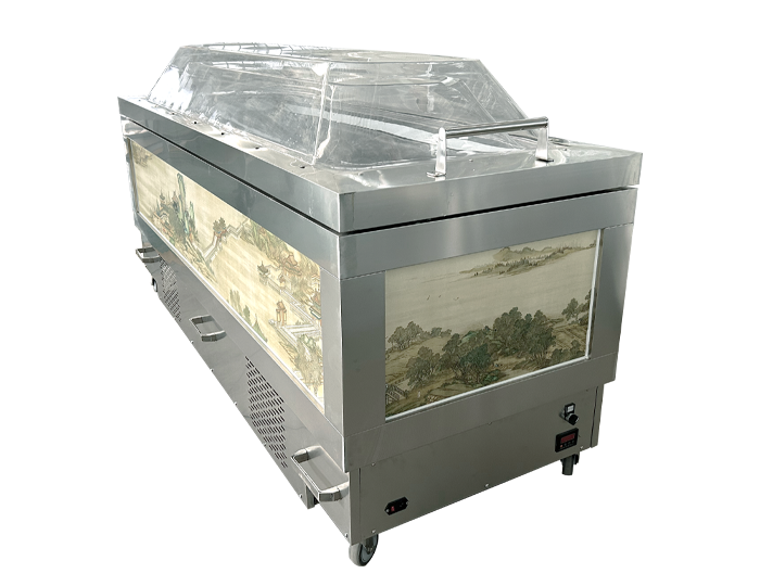 普通不锈钢水晶棺